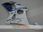 Kit de carenado por inyección para GSX R600 01-03 - Azul, blanco - Estilo de fábrica #OYO87905091