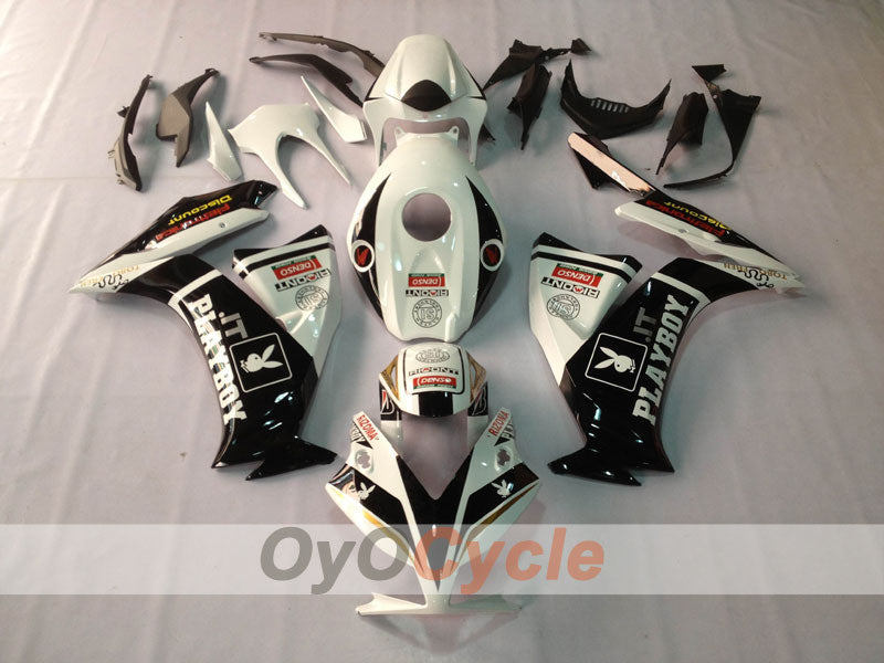 Kit de carenado por inyección para CBR1000RR 12-16 - Blanco, Negro - PlayBoy #OYO87902790
