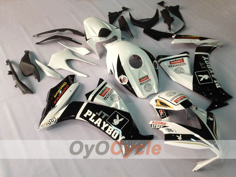 Kit de carenado por inyección para CBR1000RR 12-16 - Blanco, Negro - PlayBoy #OYO87902790