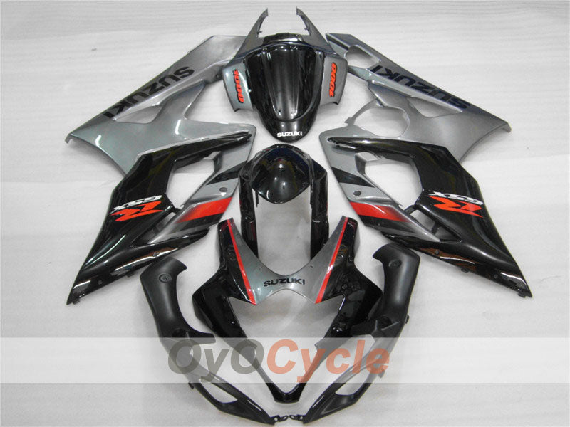 Kit de carenado de inyección para GSX R1000 05-06 - Negro, Plata - Estilo de fábrica #OYO87901980 Imagen secundaria del producto