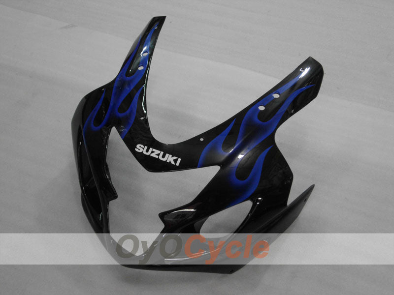 Kit de carenado por inyección para GSX R750 04-05 - Azul, Negro - Llama #OYO87901250