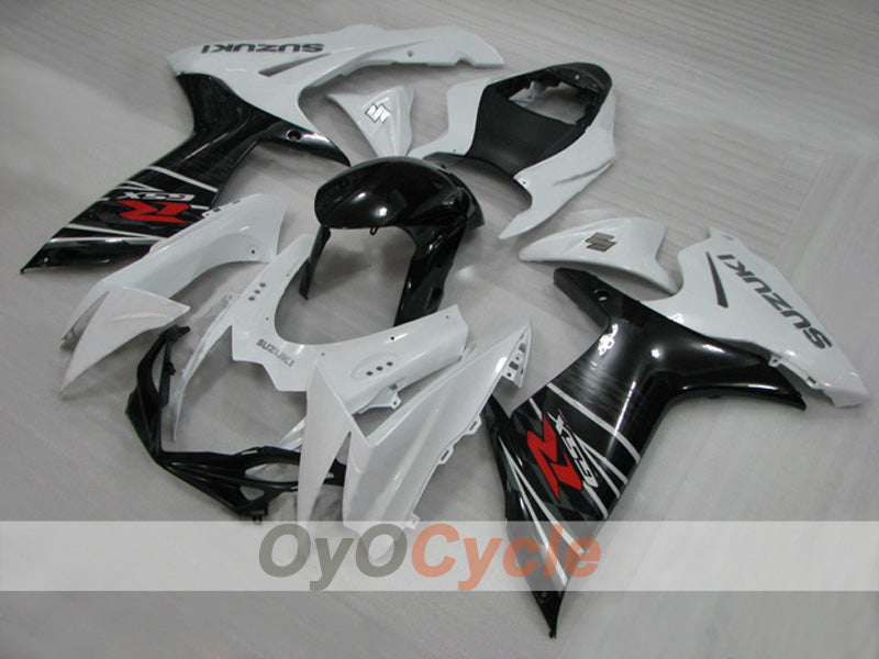 Kit de carenado por inyección para GSX R600 11-26 - Blanco, Negro - Estilo de fábrica #OYO87903219 Imagen principal del producto