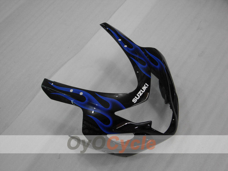 Kit de carenado por inyección para GSX R750 04-05 - Azul, Negro - Llama #OYO87901250
