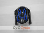 Kit de carenado por inyección para GSX R750 04-05 - Azul, Negro - Llama #OYO87901250