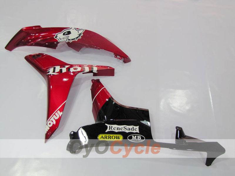 Carenado de inyección para CBR600RR 07-08 - Rojo, Negro - Estilo de fábrica #OYO87900390 Imagen secundaria del producto