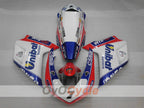 Carenado de inyección para Ducati 1098 07-09 - Azul, Blanco - Estilo de fábrica #OYO87902305
