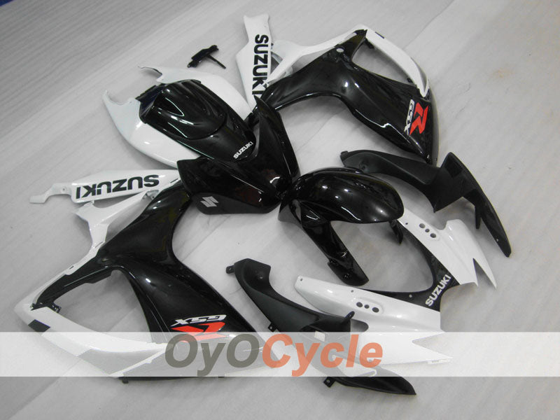 Carenado de inyección para GSX R750 06-07 - Blanco, Negro - Estilo de fábrica #OYO87901313