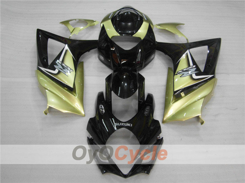 Kit de carenado por inyección para GSX R1000 07-08 - Negro, Dorado - Estilo de fábrica #OYO87902110 Imagen secundaria del producto