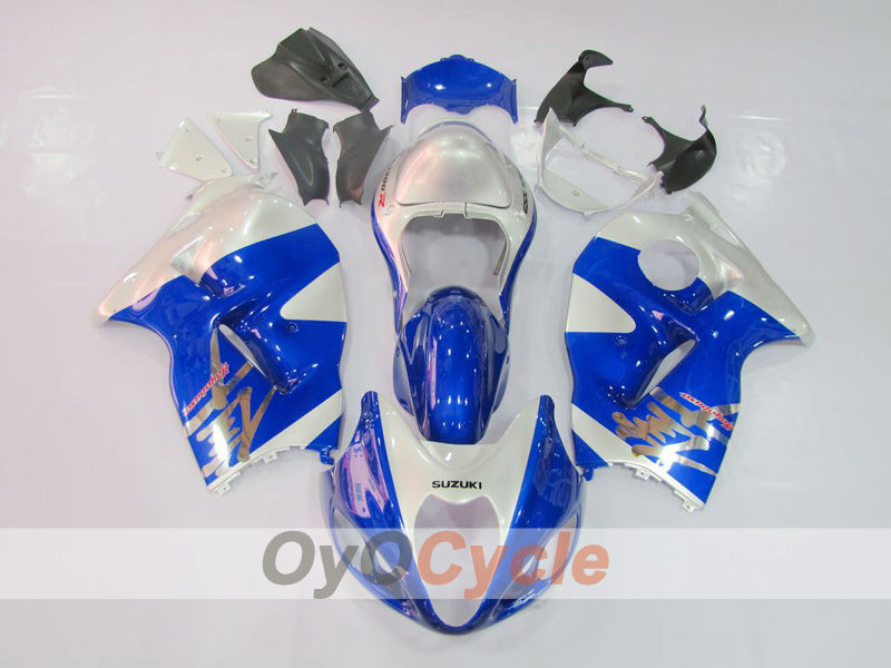 Kit de carenado por inyección para GSXR1300 Hayabusa 99-07 - Azul, Plata - Estilo de fábrica #OYO87902887 Imagen principal del producto