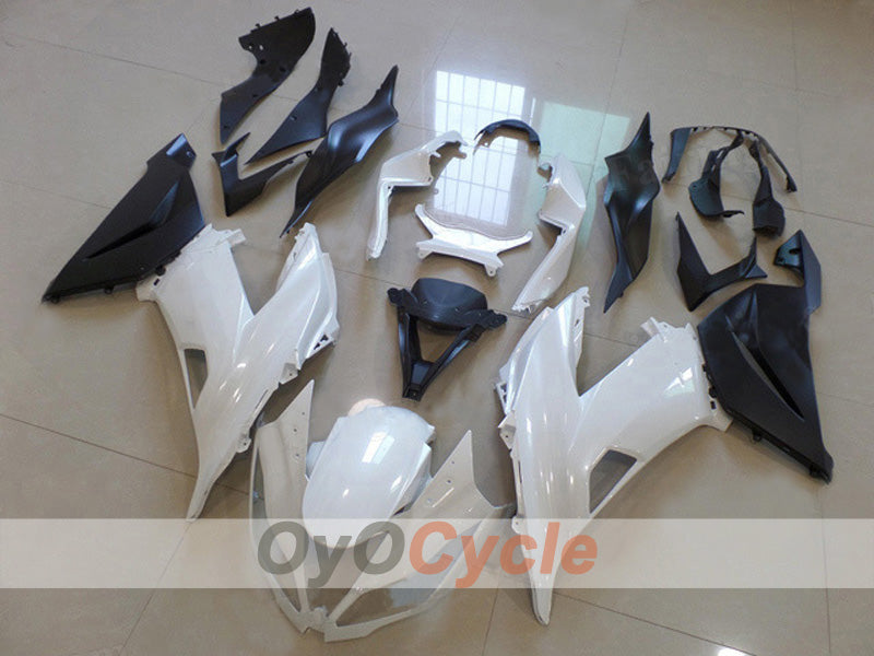 Carenado de inyección para NINJA ZX-6R 13-18 - Blanco, Negro - Estilo de fábrica #OYO87903160 Imagen principal del producto