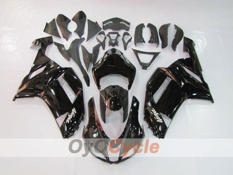 Kit de carenado por inyección para NINJA ZX-6R 07-08 - Negro - Estilo de fábrica #OYO87901910 Imagen principal del producto