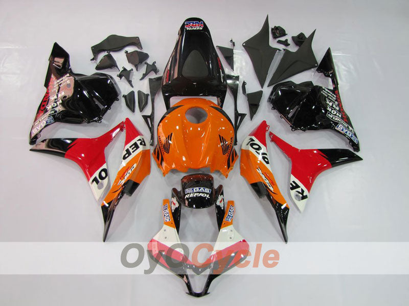 Carenado de inyección para CBR600RR 09-12 - Naranja, Negro - Repsol #OYO87900457 Imagen principal del producto