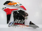 Carenado de inyección para CBR600RR 09-12 - Naranja, Negro - Repsol #OYO87900457