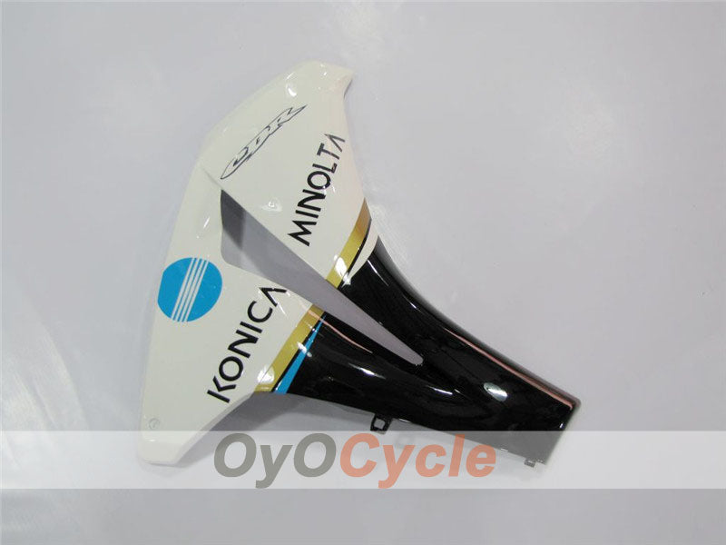 Kit de carenado por inyección para CBR1000RR 08-11 - Blanco, Negro - Konica Minolta #OYO87900692