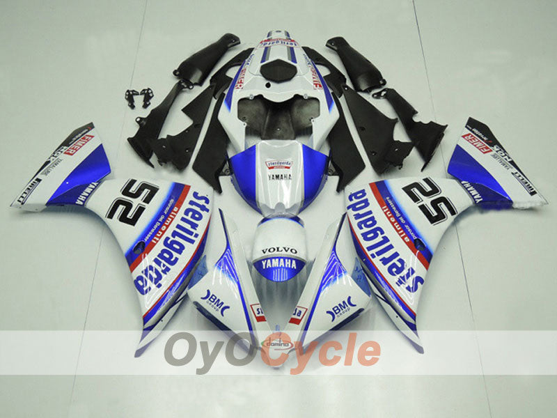 Kit de carenado por inyección para YZF-R1 12-14 - Azul, Blanco - Sterilgarda #OYO87903176 Imagen principal del producto