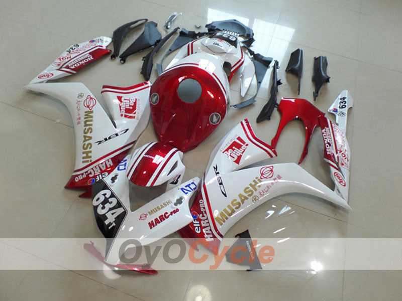 Carenado de inyección para CBR1000RR 12-16 - Rojo, Blanco - Estilo de fábrica #OYO87903324 Imagen principal del producto
