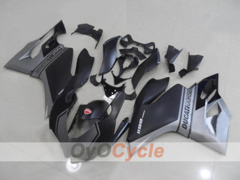 Carenado de inyección para Ducati 1199 11-14 - Negro, Gris - Estilo de fábrica #OYO87903391 Imagen principal del producto