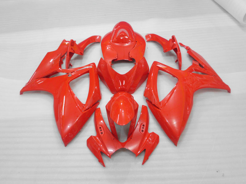 Kit de carenado por inyección para GSX R600 06-07 - Rojo - Estilo de fábrica #OYO87901472