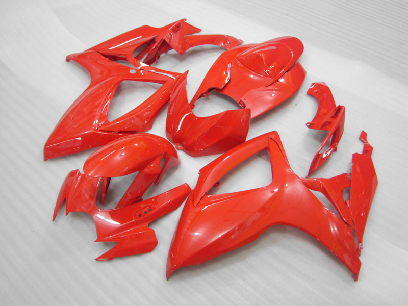 Kit de carenado por inyección para GSX R600 06-07 - Rojo - Estilo de fábrica #OYO87901472