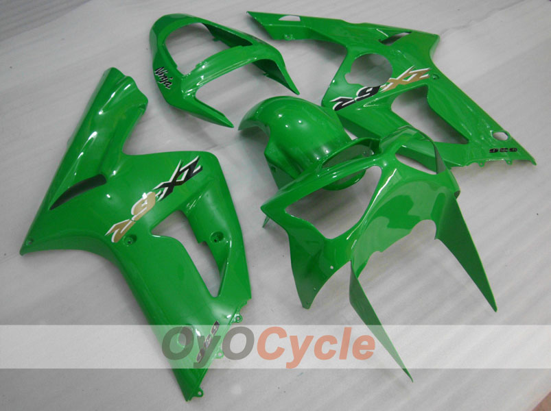 Kit de carenado por inyección para NINJA ZX-6R 03-04 - Verde - Estilo de fábrica #OYO87901771 Imagen principal del producto