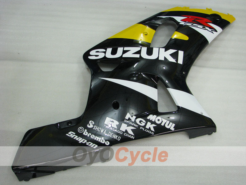 Kit de carenado por inyección para GSX R750 00-03 - Amarillo, Negro - MOTUL #OYO87905161