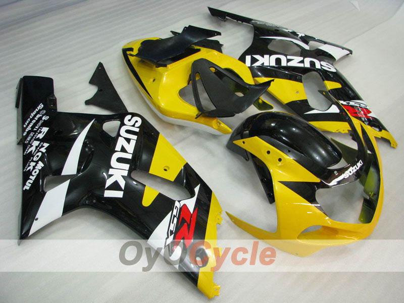 Kit de carenado por inyección para GSX R600 01-03 - Amarillo, Negro - MOTUL #OYO87905106 Imagen principal del producto