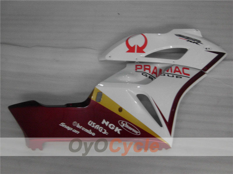Kit de carenado por inyección para CBR1000RR 04-05 - Rojo, Blanco - PRAMAC #OYO87900524