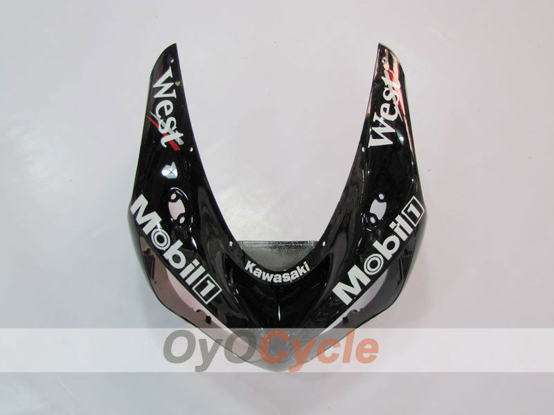 Kit de carenado por inyección para NINJA ZX-6R 05-06 - Blanco, Negro - West #OYO87901894