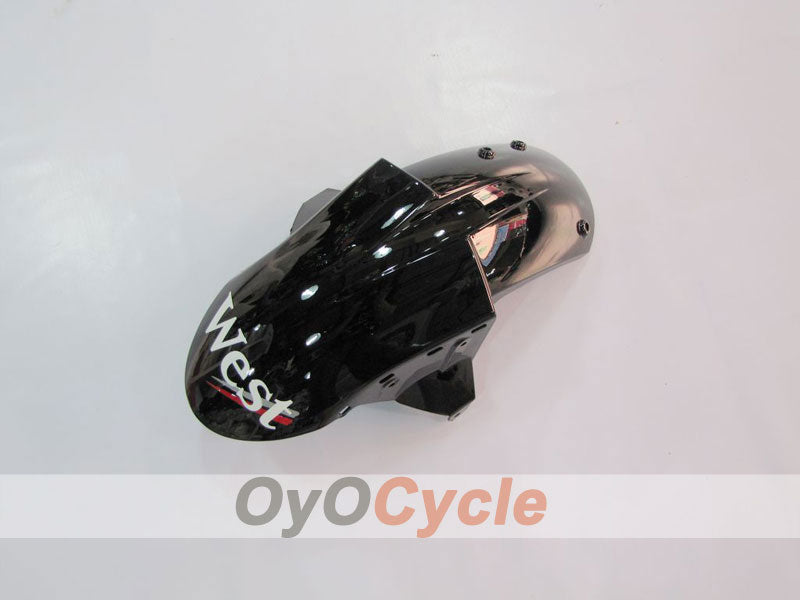 Kit de carenado por inyección para NINJA ZX-6R 05-06 - Blanco, Negro - West #OYO87901894