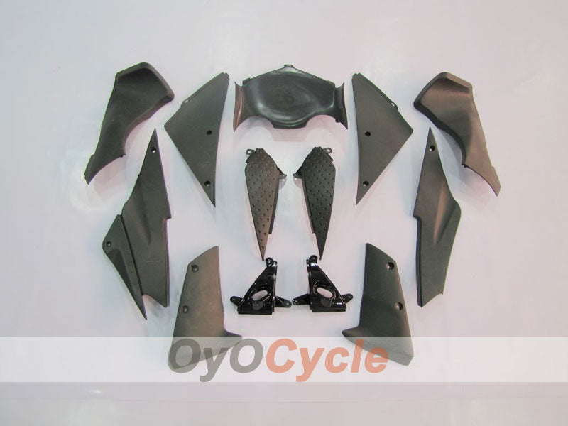 Kit de carenado por inyección para NINJA ZX-6R 05-06 - Blanco, Negro - West #OYO87901894