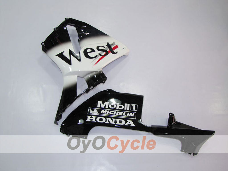 Kit de carenado por inyección para CBR600RR 05-06 - Blanco, Negro - West #OYO87900353 Imagen secundaria del producto