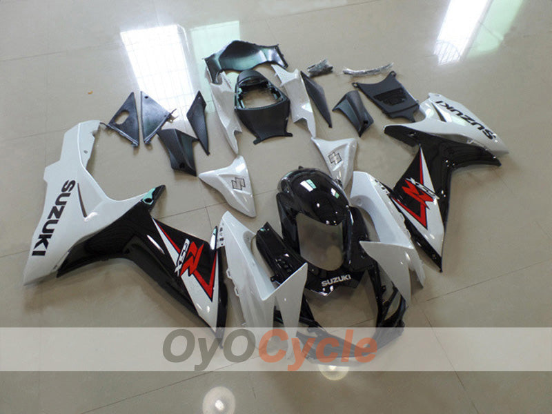 Carenado de inyección para GSX R600 11-26 - Blanco, Negro - Estilo de fábrica #OYO87903223 Imagen principal del producto