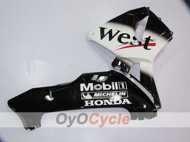 Kit de carenado por inyección para CBR600RR 05-06 - Blanco, Negro - West #OYO87900353