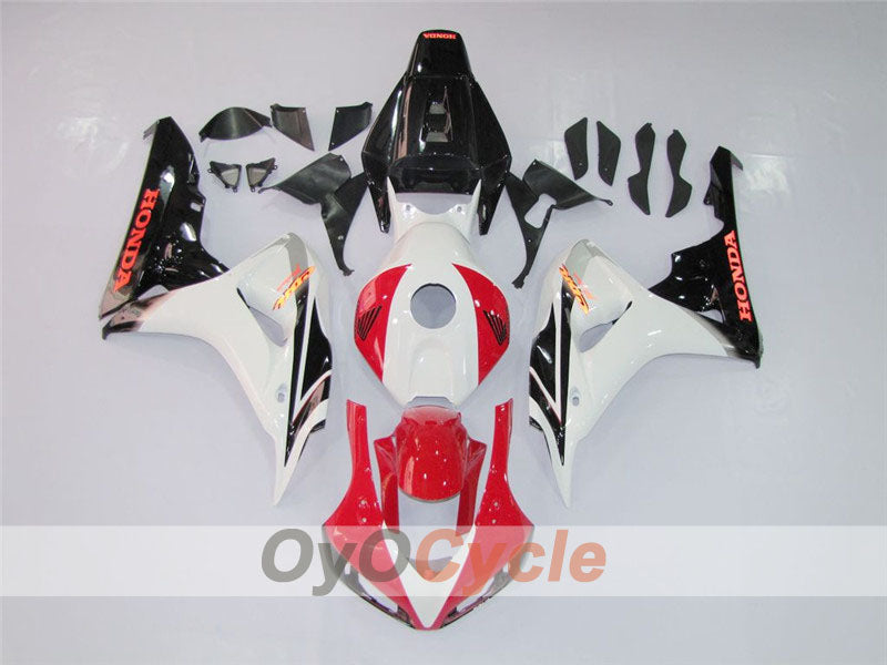 Kit de carenado por inyección para CBR1000RR 06-07 - Rojo, Blanco - Estilo de fábrica #OYO87900624 Imagen principal del producto