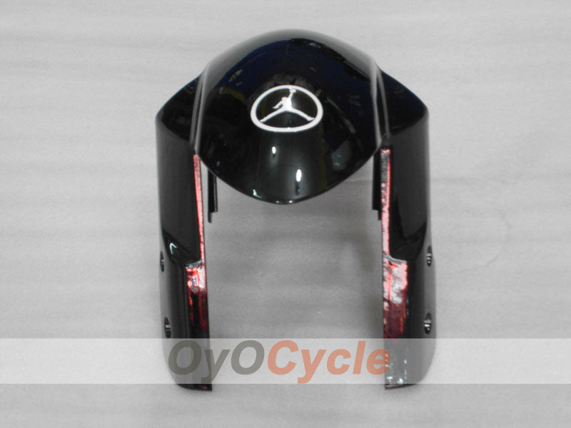 Carenado moldeado por inyección para GSX R750 06-07 - Rojo, Negro - Jordan #OYO87901300