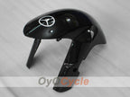 Carenado moldeado por inyección para GSX R750 06-07 - Rojo, Negro - Jordan #OYO87901300