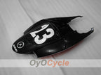 Carenado moldeado por inyección para GSX R750 06-07 - Rojo, Negro - Jordan #OYO87901300