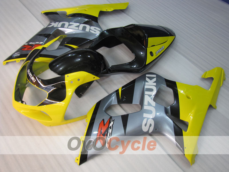 Kit de carenado de inyección para GSX R750 00-03 - Amarillo, Plata - Estilo de fábrica #OYO87905118 Imagen secundaria del producto