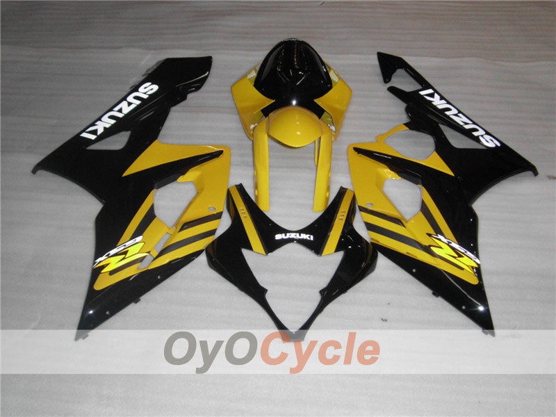 Carenado de inyección para GSX R1000 05-06 - Amarillo, Negro - Estilo de fábrica #OYO87901982