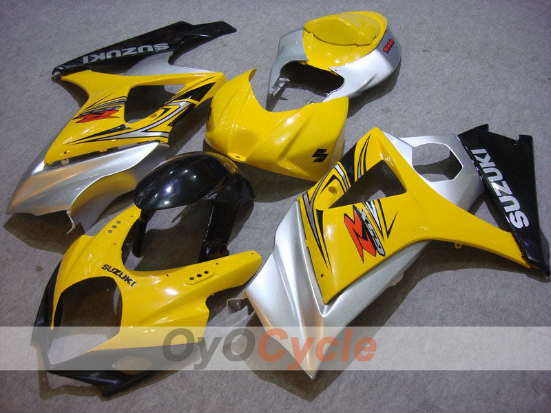 Carenado por inyección para GSX R1000 07-08 - Amarillo, Negro - Estilo de fábrica #OYO87902128 Imagen principal del producto