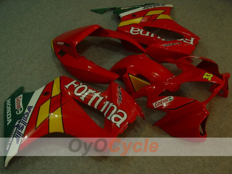 Kit de carenado para VFR800 98-01 - Rojo - Castrol #OYO87902899 Imagen principal del producto