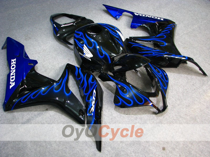 Kit de carenado por inyección para CBR600RR 07-08 - Azul, Negro - Llama #OYO87900362 Imagen principal del producto