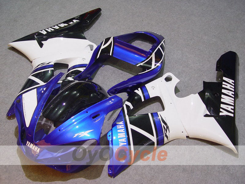 Kit de carenado por inyección para YZF-R1 00-01 - Azul, Negro - Estilo de fábrica #OYO87900781