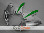 Carenado inyectado para GSX R750 06-07 - Verde, Plata - Estilo de fábrica #OYO87901311