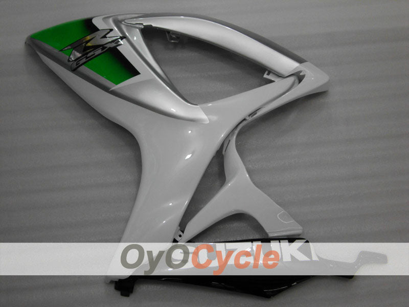 Carenado inyectado para GSX R750 06-07 - Verde, Plata - Estilo de fábrica #OYO87901311