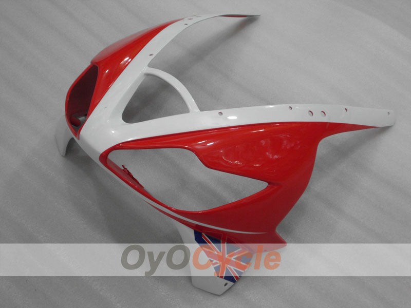 Kit de carenado por inyección para Triumph Daytona 675 06-08 - Rojo, Blanco - Estilo de fábrica #OYO87903144