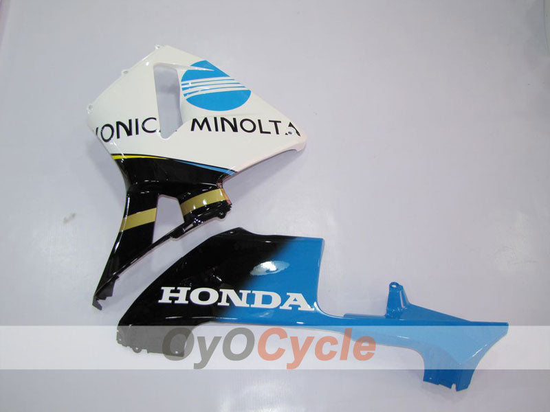 Kit de carenado por inyección para CBR600RR 05-06 - Azul, Blanco - Konica Minolta #OYO87900256 Imagen secundaria del producto