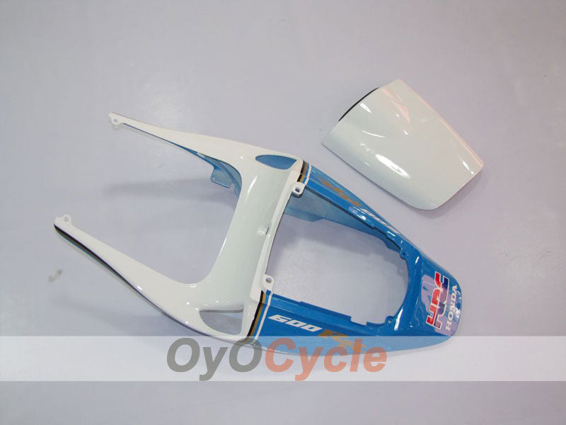 Kit de carenado por inyección para CBR600RR 05-06 - Azul, Blanco - Konica Minolta #OYO87900256