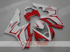 Kit de carenado por inyección para Triumph Daytona 675 06-08 - Rojo, Blanco - Estilo de fábrica #OYO87903144