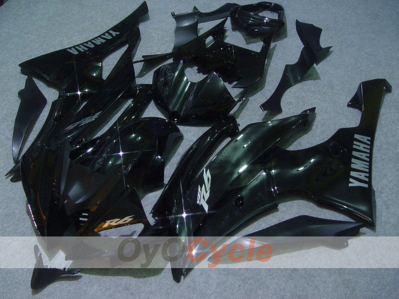 Kit de carenado de inyección para YZF-R6 08-16 - Negro - Estilo de fábrica #OYO87900976